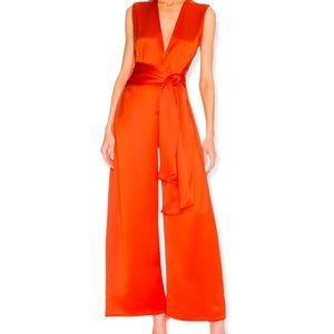 NWT Nonchalant Jana orange jumpsuit